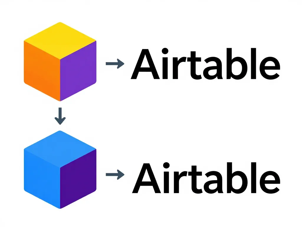 diagramme des variantes du airtable logo