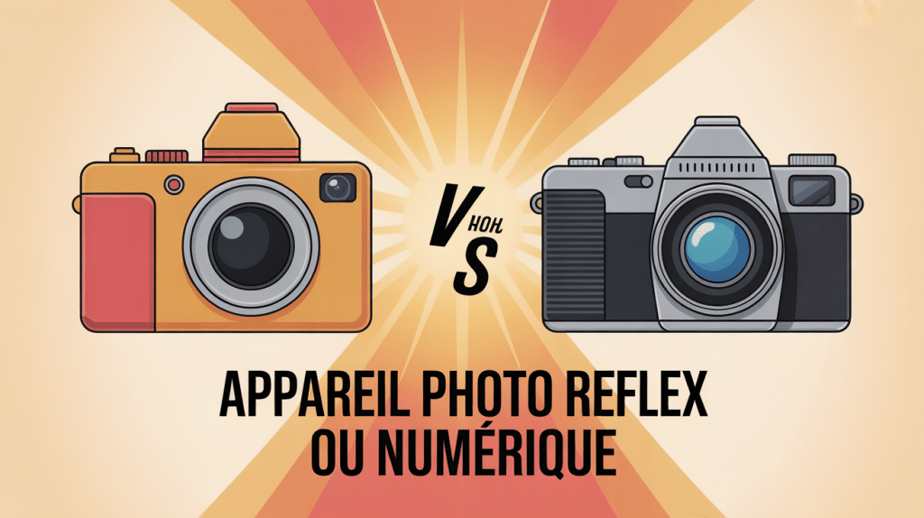 illustration appareil photo reflex ou numérique
