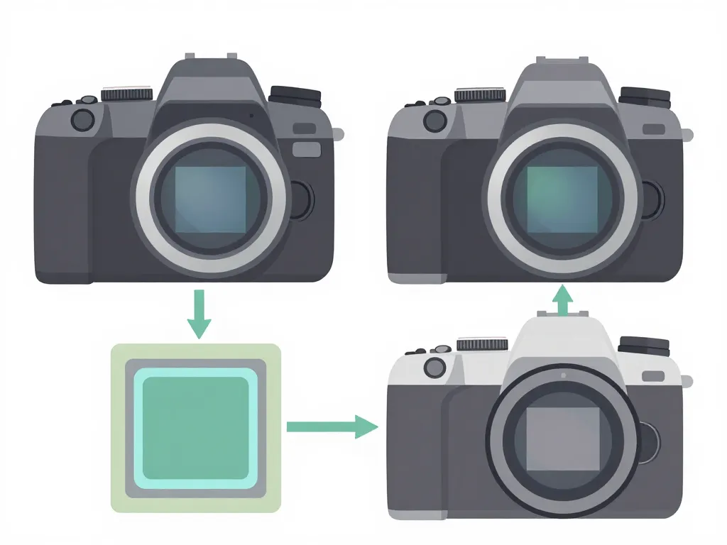 schéma appareil photo reflex ou numérique