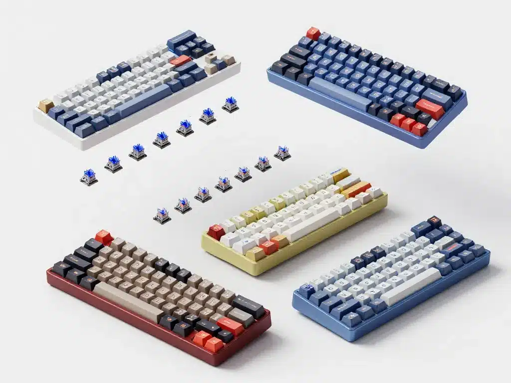 Clavier personnalisé différents formats switches et matériaux