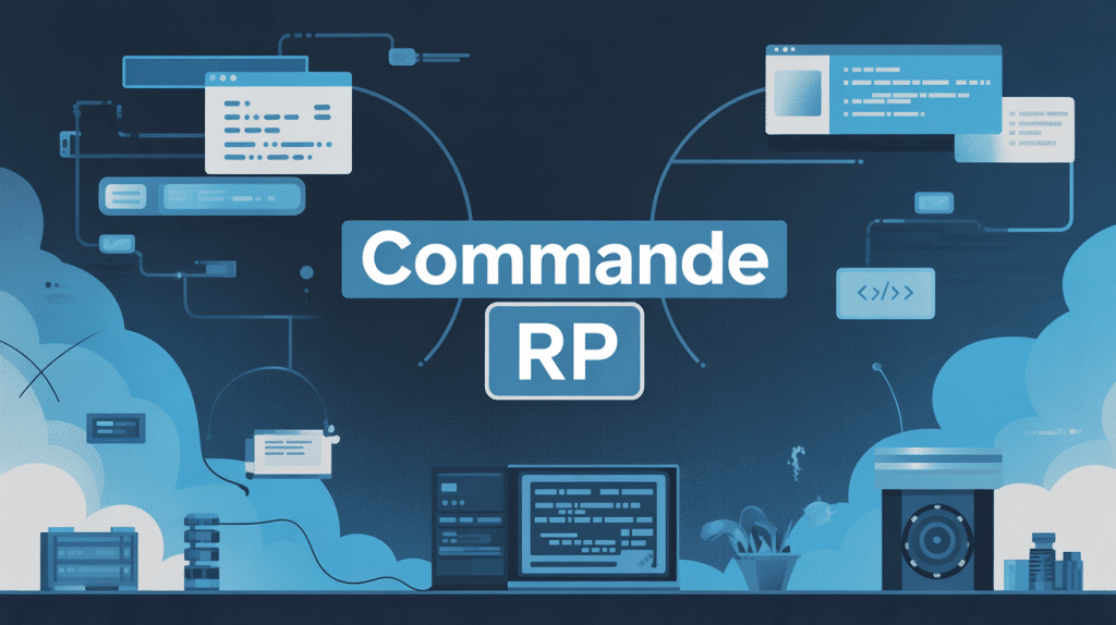 Image moderne de commande r rp avec terminaux