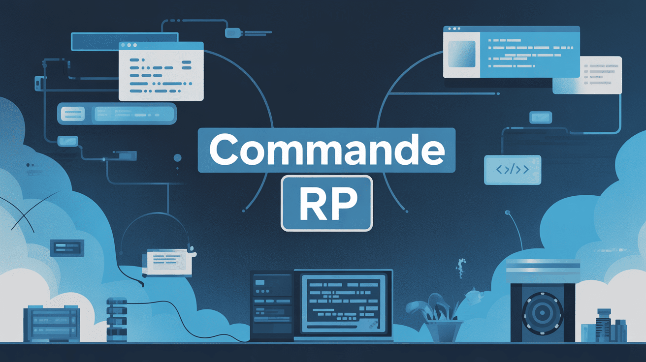 Image moderne de commande r rp avec terminaux