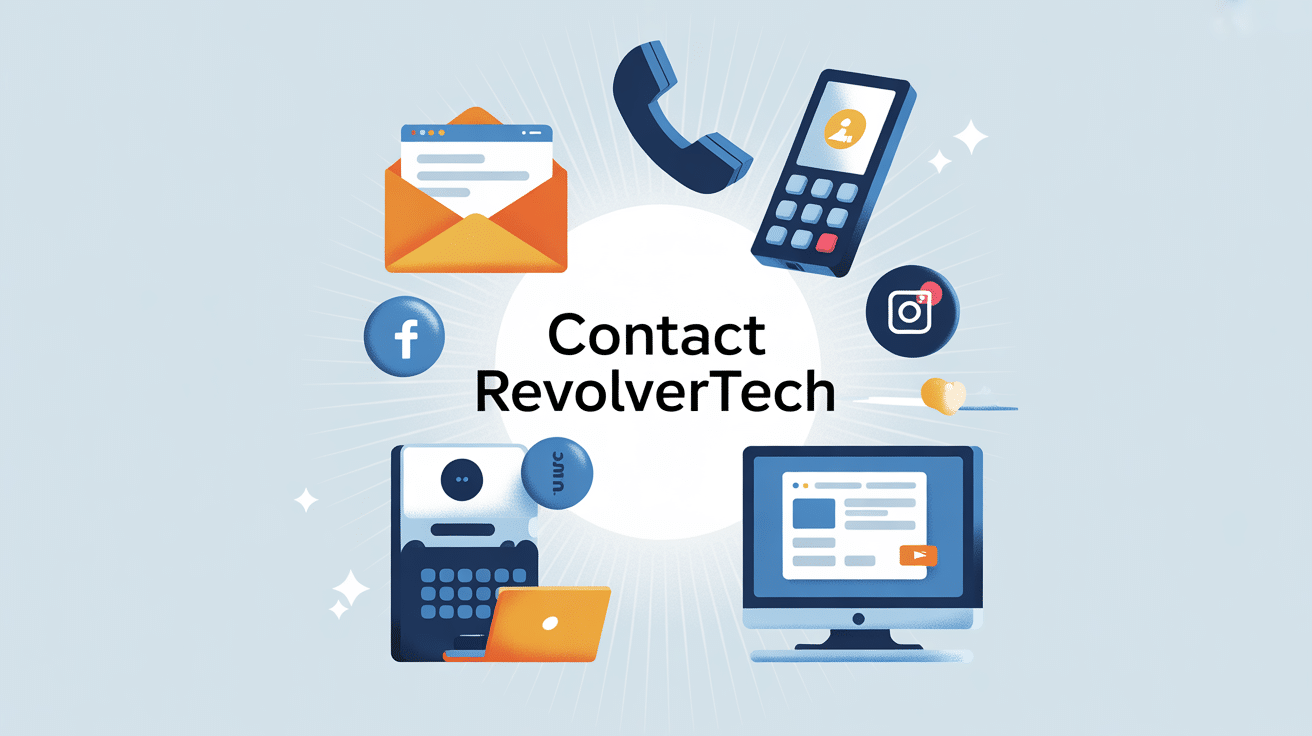 contact info revolvertech différentes méthodes