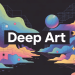 Illustration deep art technologie peinture stylisée