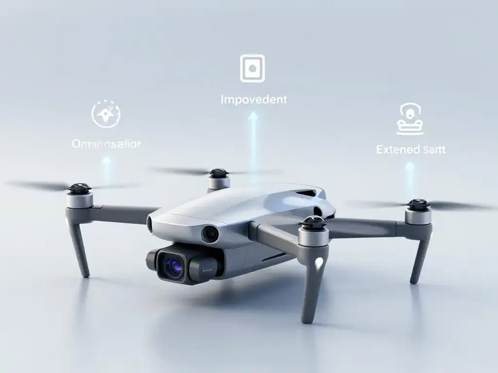 diagramme concept drone dji mini 5 fiche technique