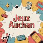 Visuel ludique jeu Auchan bons d’achat cadeaux