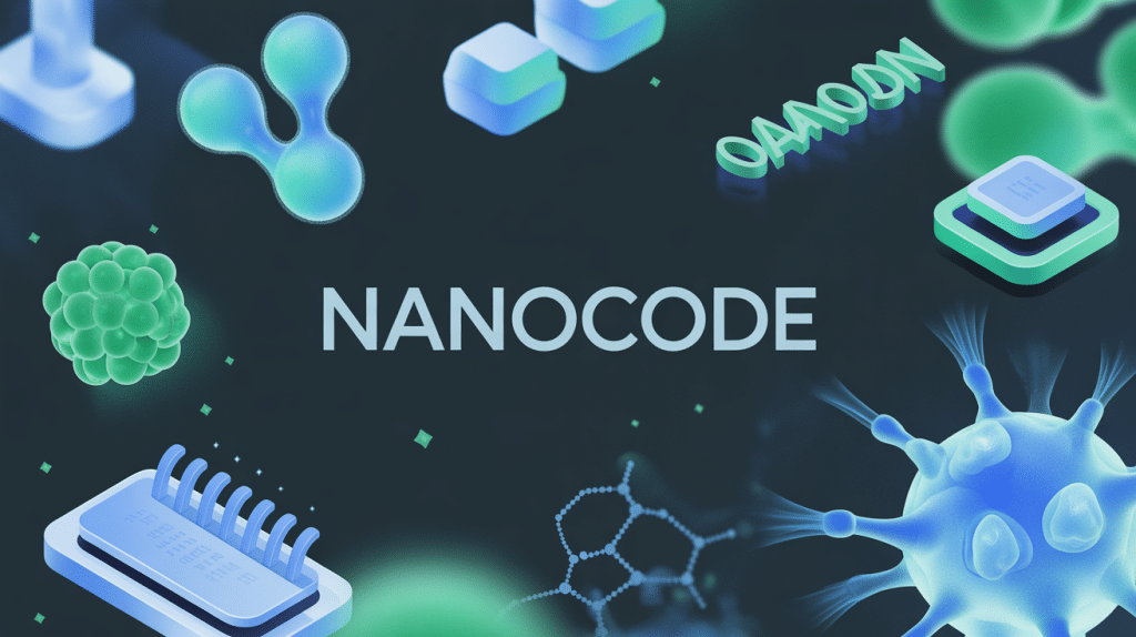 nanocode concept biotechnologie logiciel