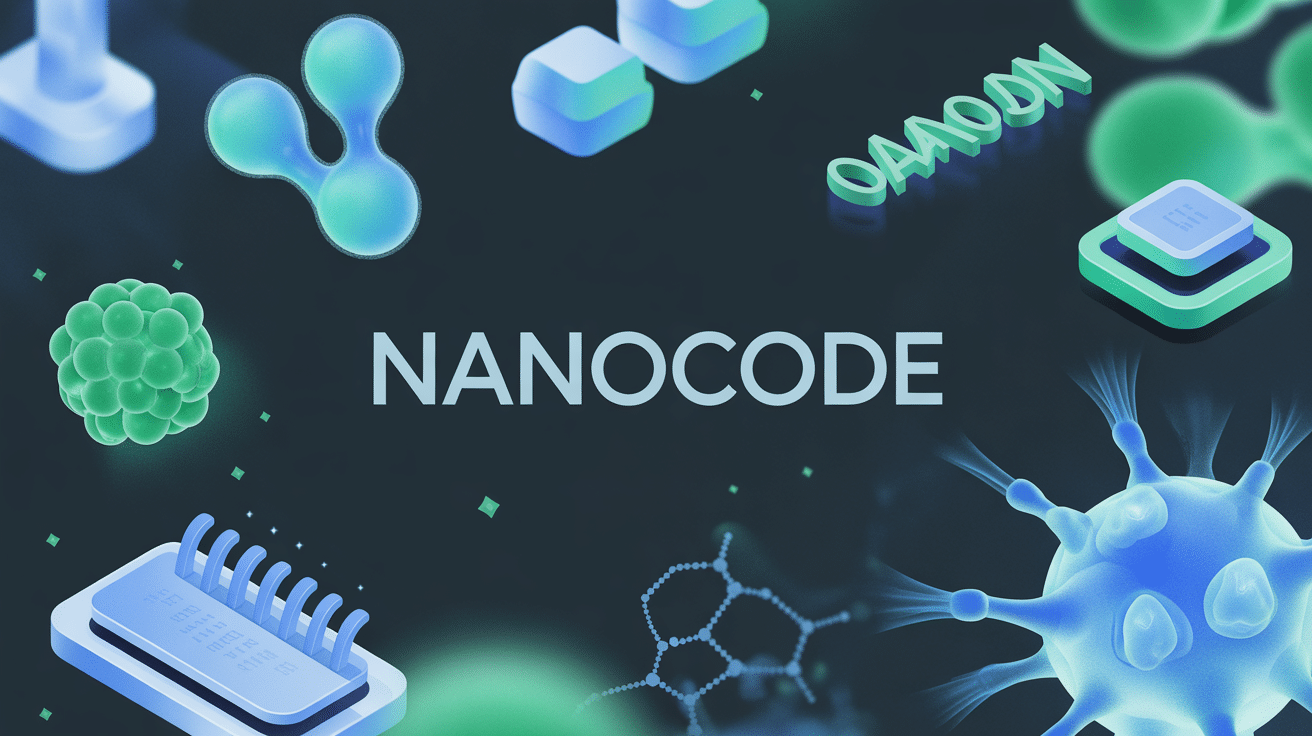 nanocode concept biotechnologie logiciel