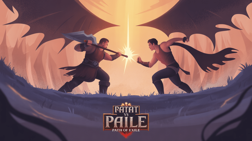 poe 2 ratissage ou assaut rapide illustration duel arène