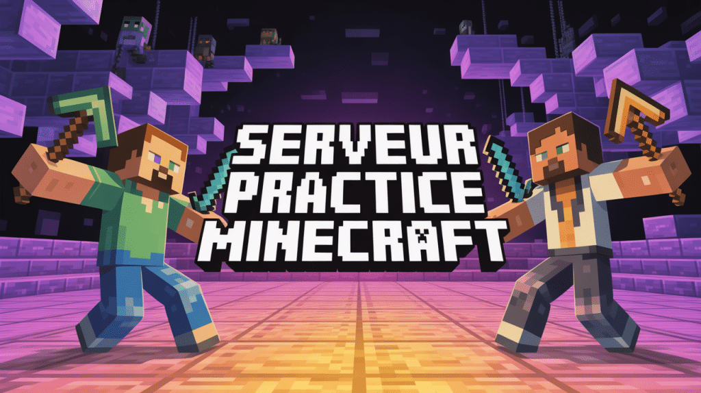 Illustration serveur practice minecraft duel PvP