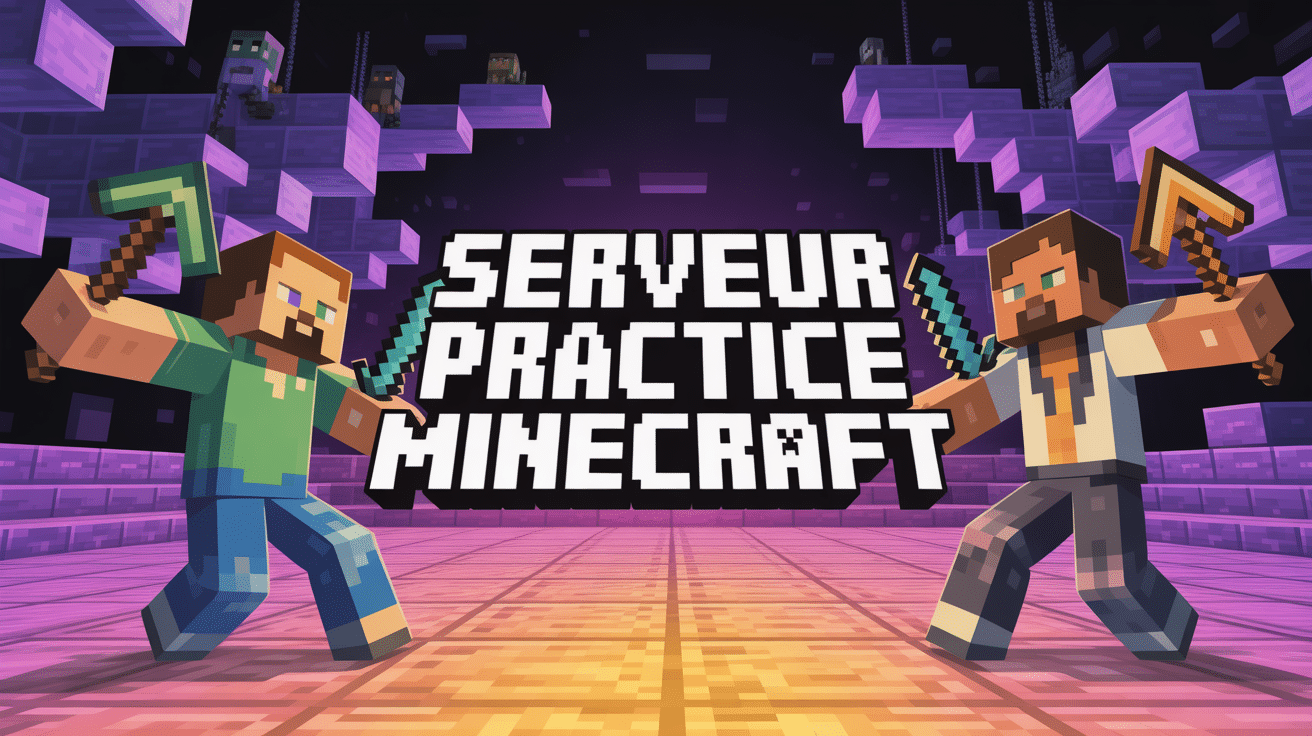 Illustration serveur practice minecraft duel PvP