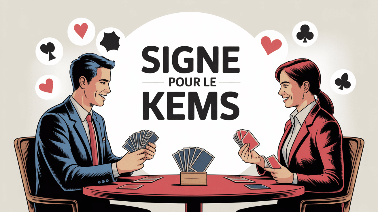 illustration signe pour le kems autour d'une table