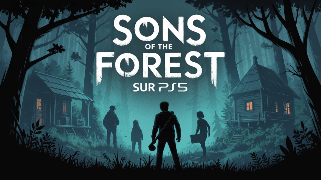 illustration sons of the forest ps5 ambiance survival forest