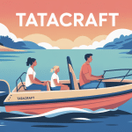 Tatacraft embarcation familiale près de la côte