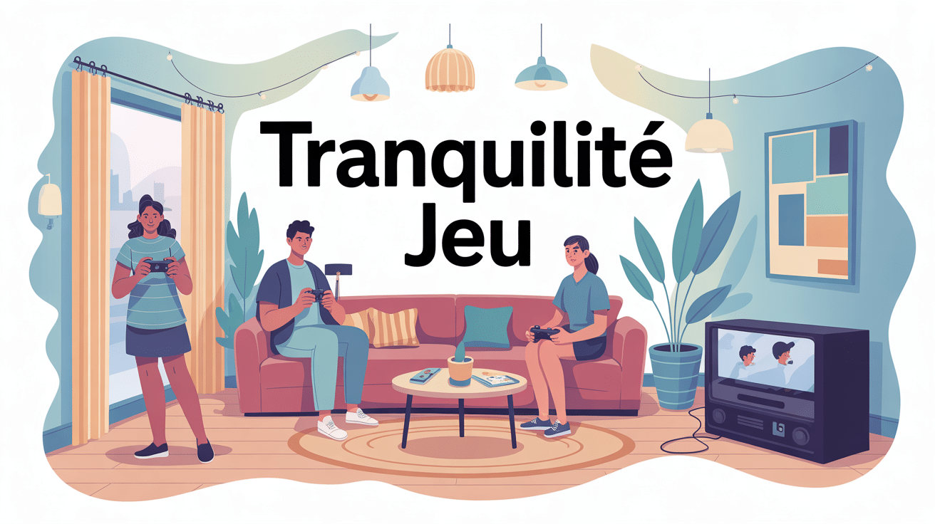 tranquillité jeu salon calme et familial