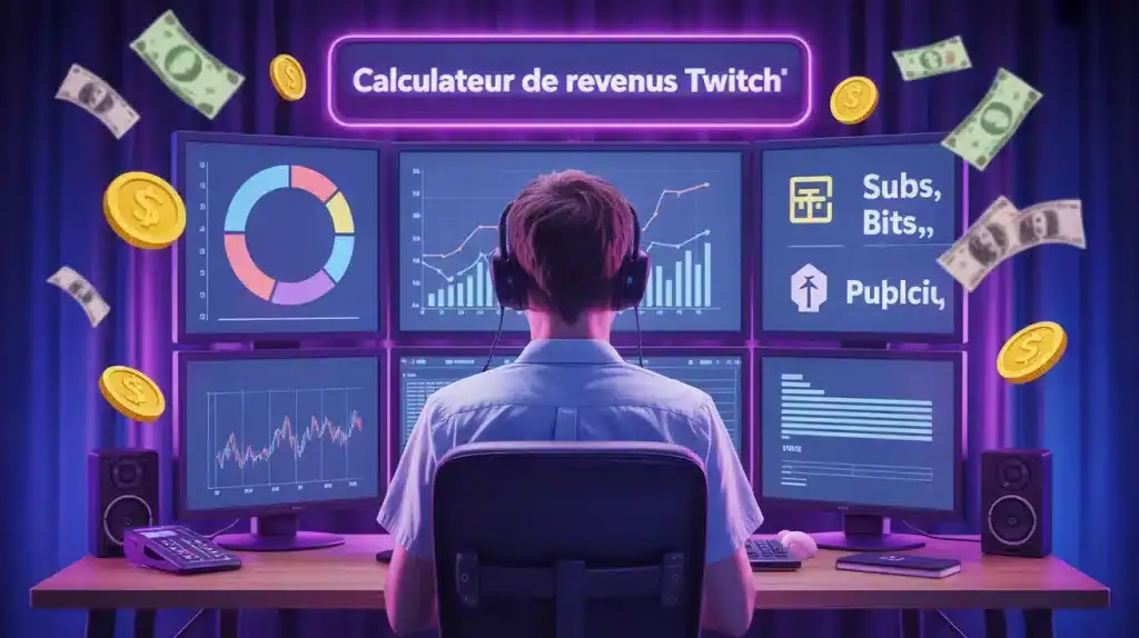 calculateur revenu twitch streamer graphiques
