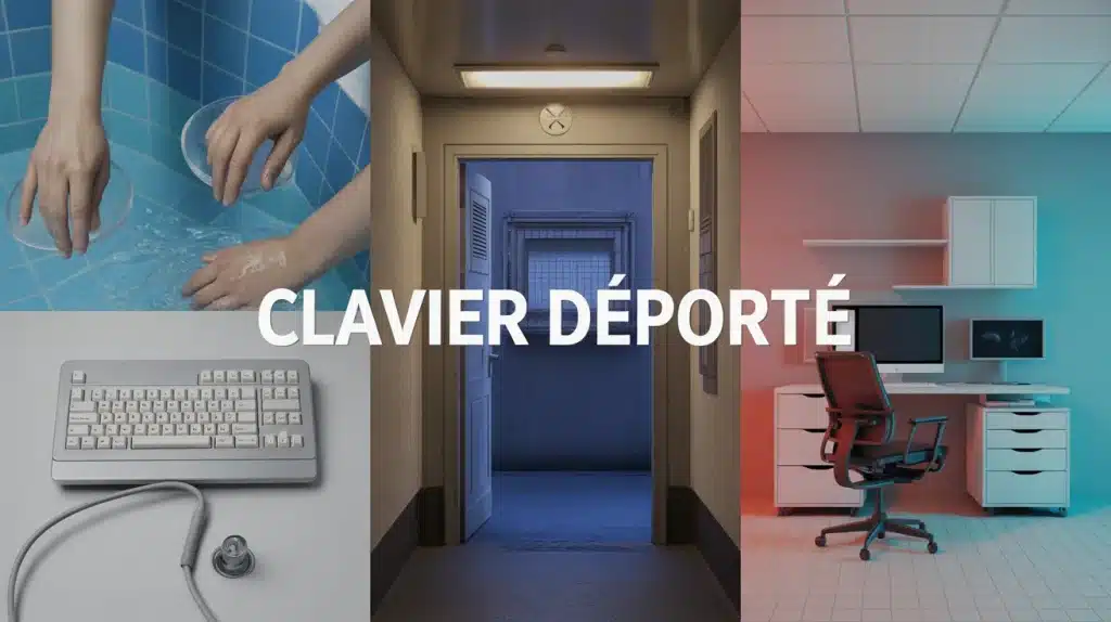 clavier déporté médical sécurité ergonomie