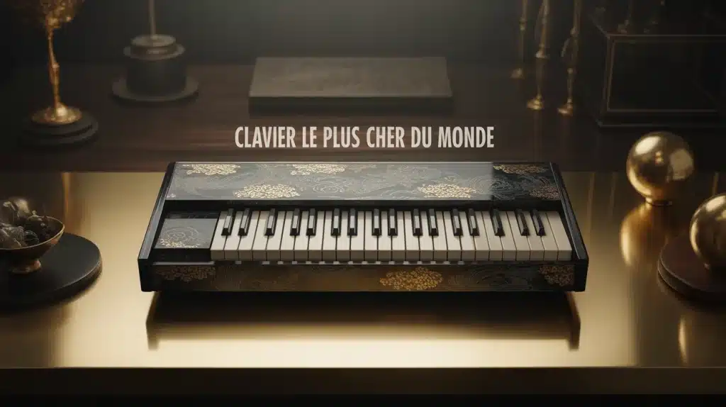 clavier le plus cher du monde illustration luxueuse