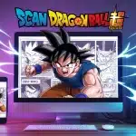 dragon ball scan goku combat sur ordinateur et smartphone