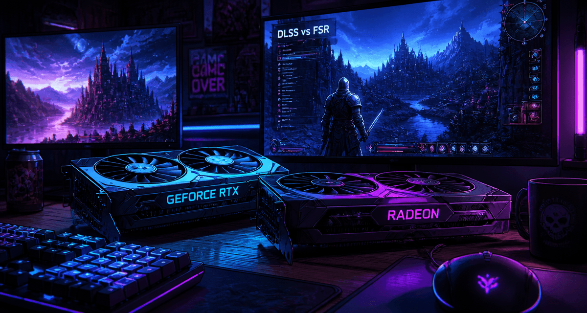 amd vs nvidia cartes graphiques sur bureau gamer