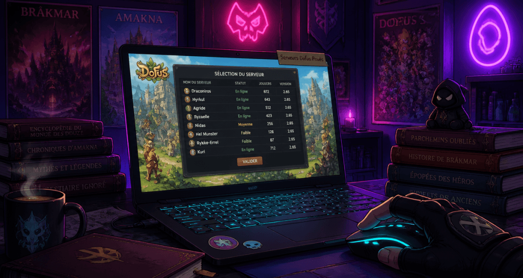 dofus serveurs privés sélection ordinateur gaming