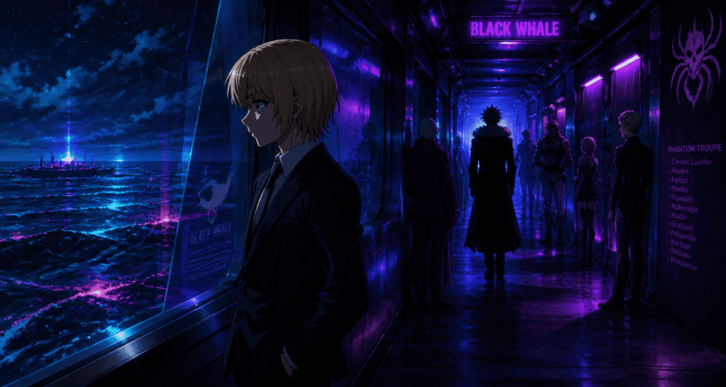 Hunter x Hunter saison 8 Kurapika sur le Black Whale