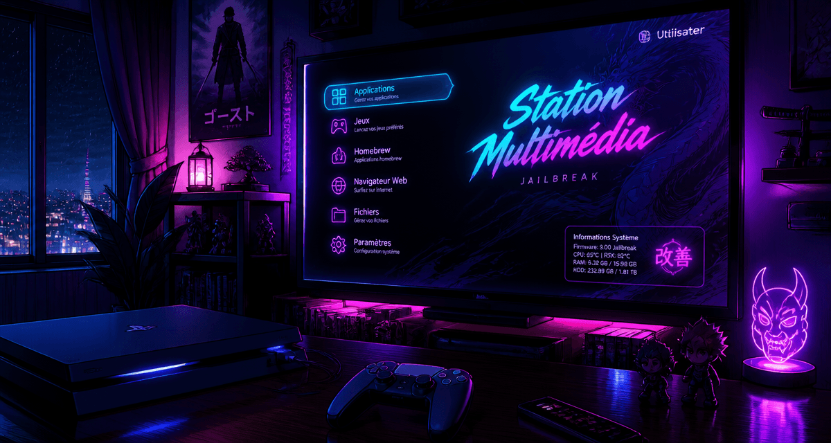 jailbreak playstation menu gaming