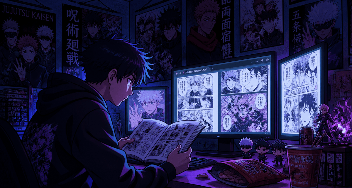 jujutsu kaisen scan adolescent lisant manga