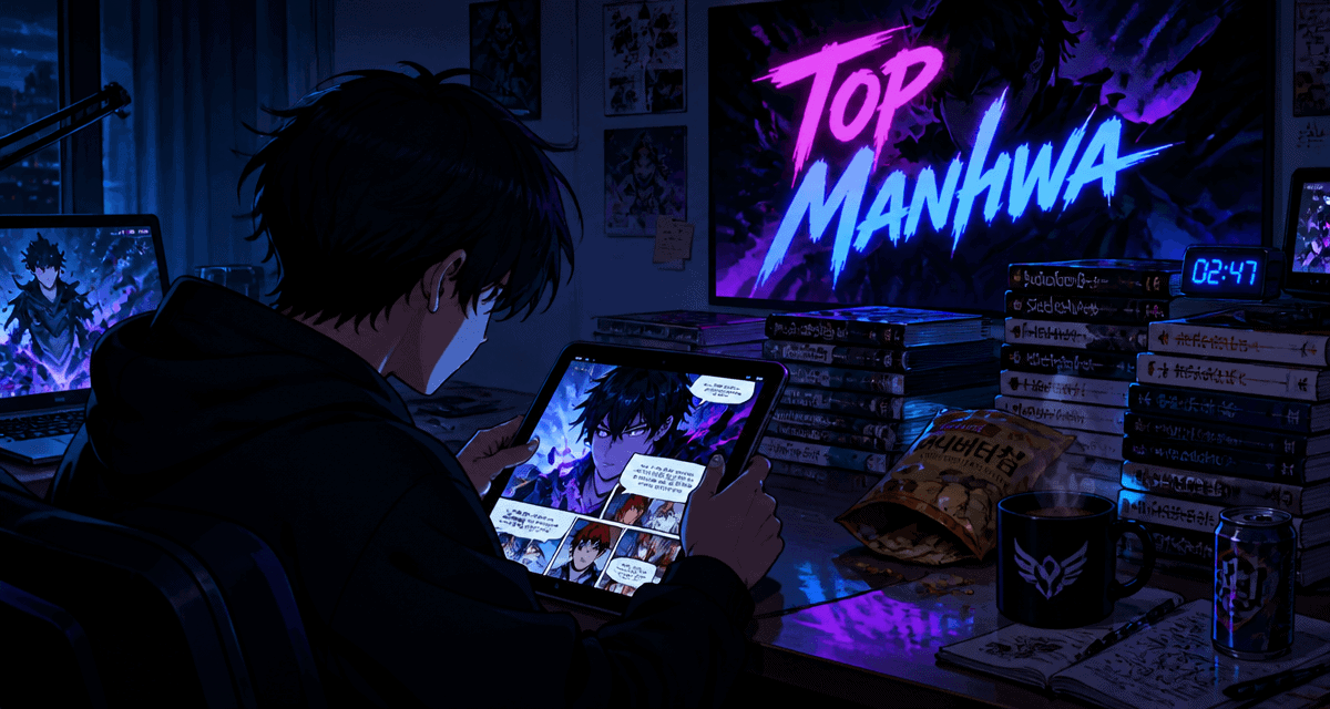 lecteur topmanhwa tablette chambre sombre