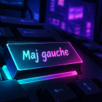 left shift clavier touche mise en valeur