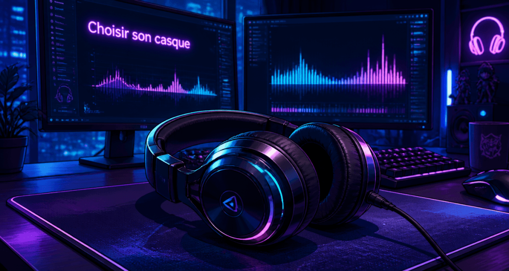 meilleur casque audio gaming sur bureau moderne