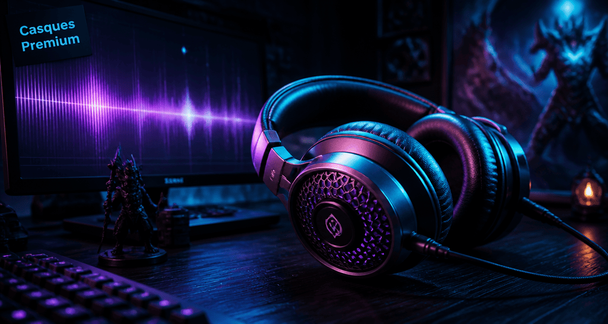 meilleur casque audio haut de gamme éclairage néon