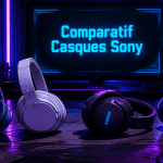 meilleur casque sony sur table salon moderne