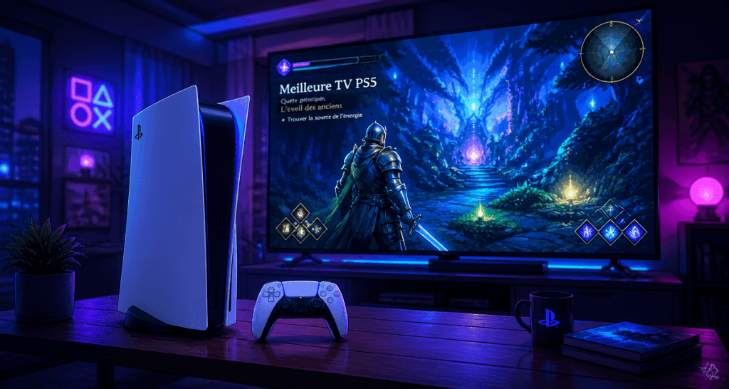 meilleur télé pour ps5 en salon moderne