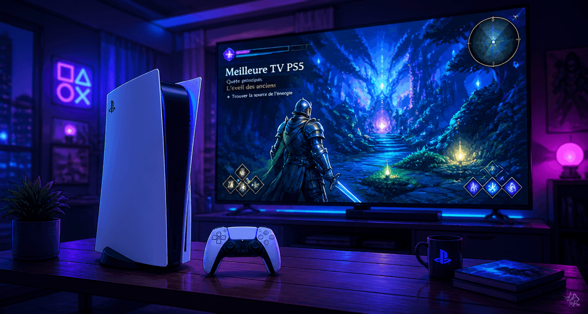 meilleur télé pour ps5 en salon moderne