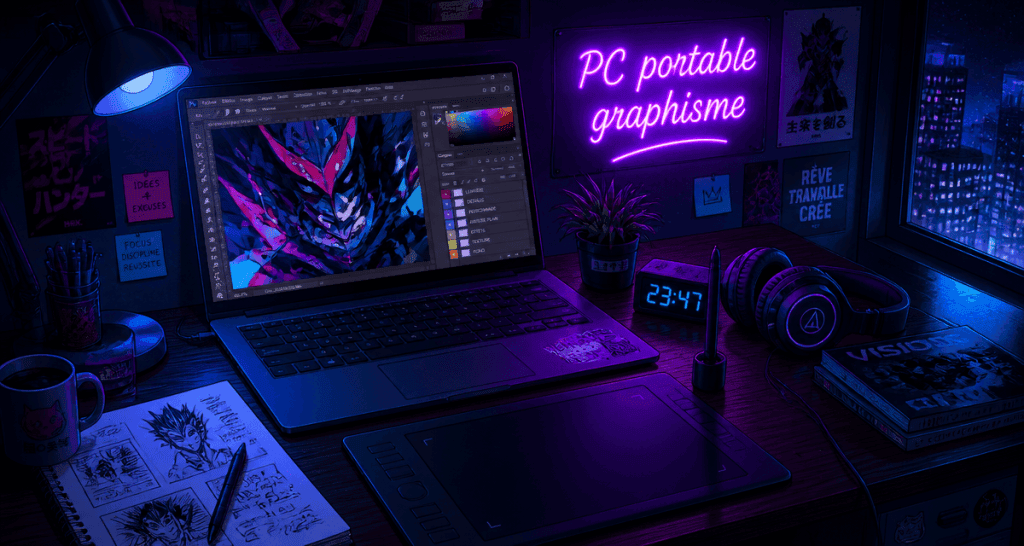 pc portable graphisme interface photoshop