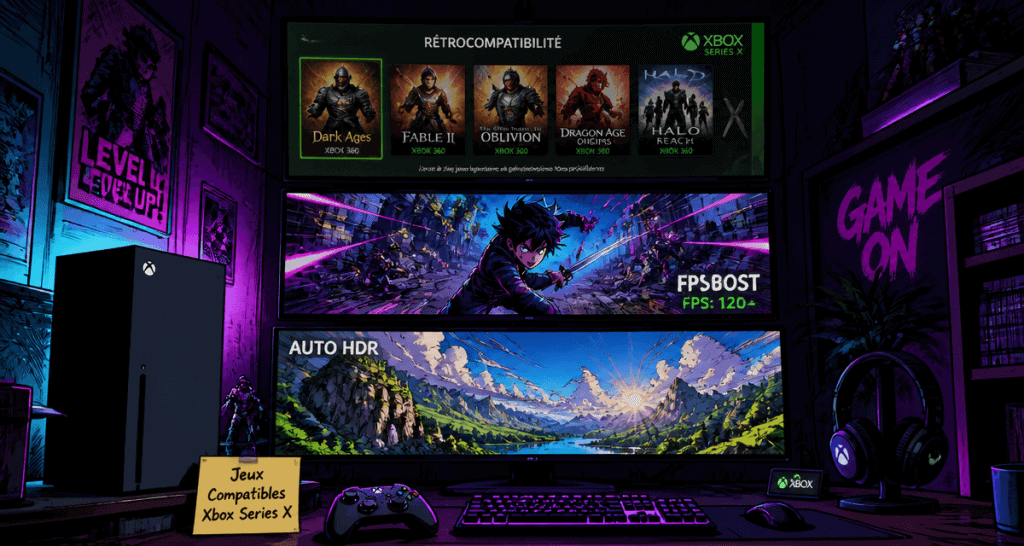 quel jeux compatible xbox series x sur trois écrans