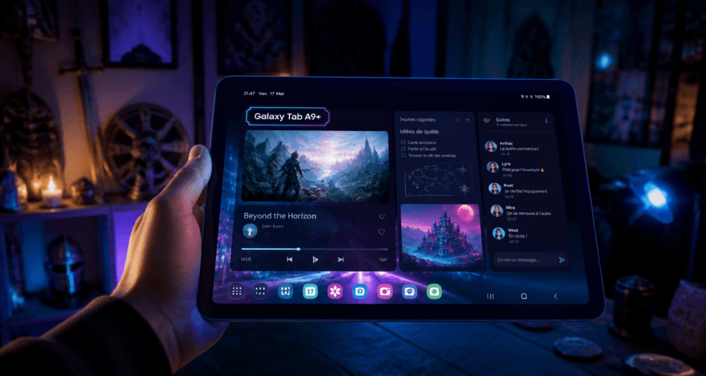 samsung galaxy tab a9+ avis tablette multitâche écran 90hz