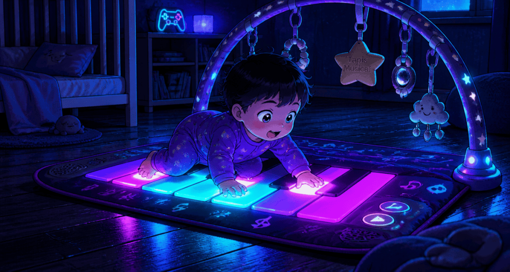 tapis musical lumineux bébé