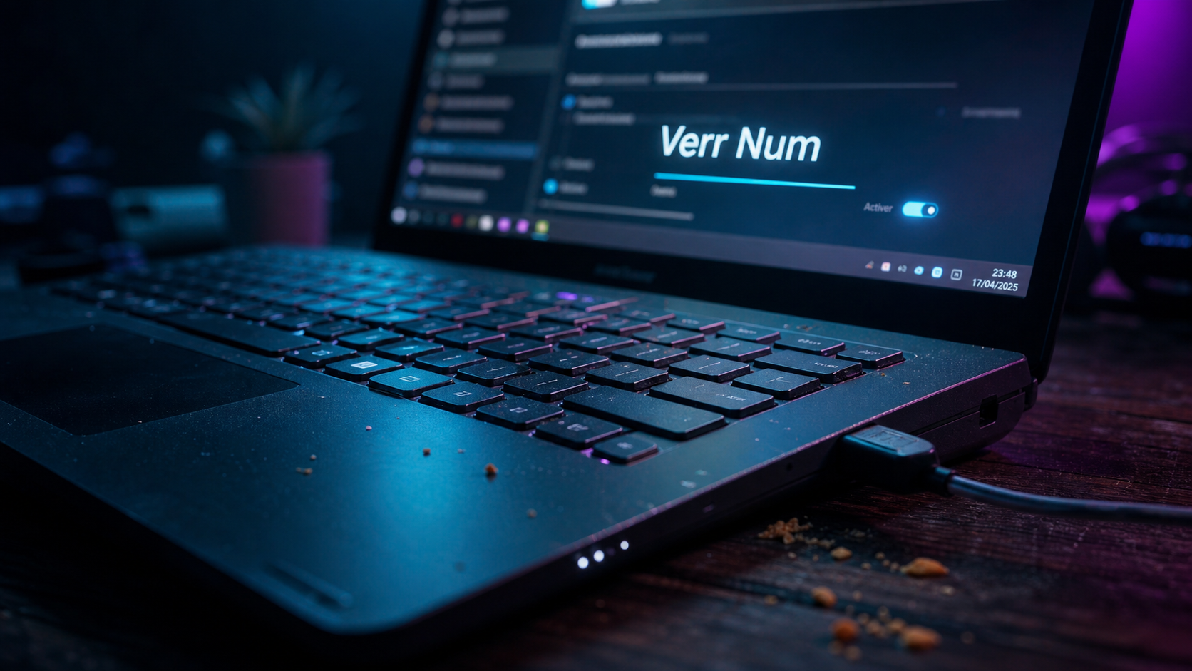 Activer clavier PC portable bloqué : touches Verr Num sur PC portable