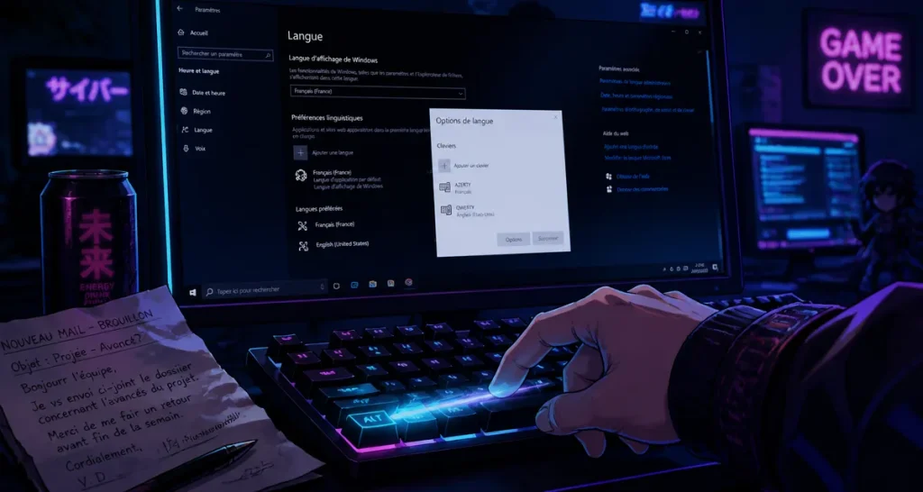 azerty clavier qwerty : éviter les erreurs de langue