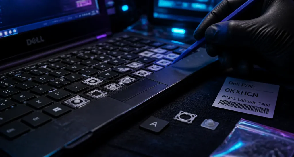 clavier touche dell : remplacer une touche sur ordinateur Dell