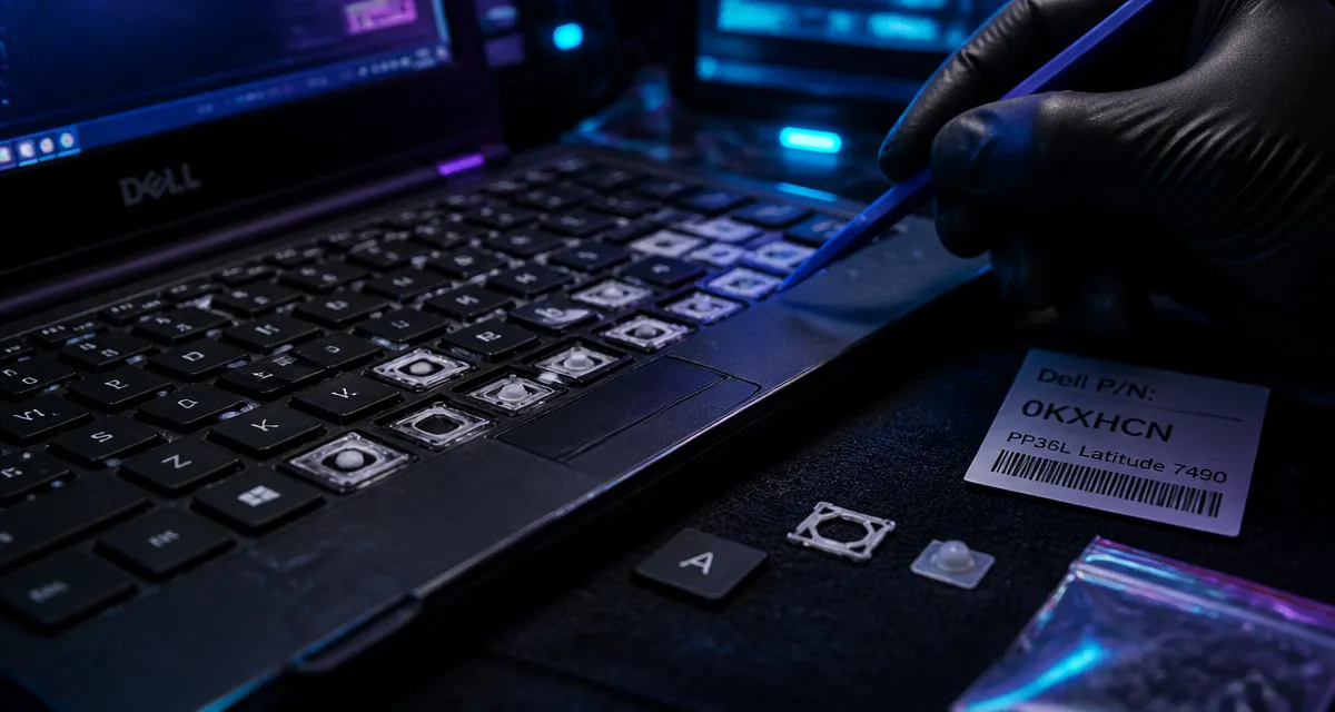 clavier touche dell : remplacer une touche sur ordinateur Dell