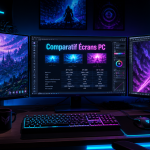 comparatif écran pc setup gaming trois écrans