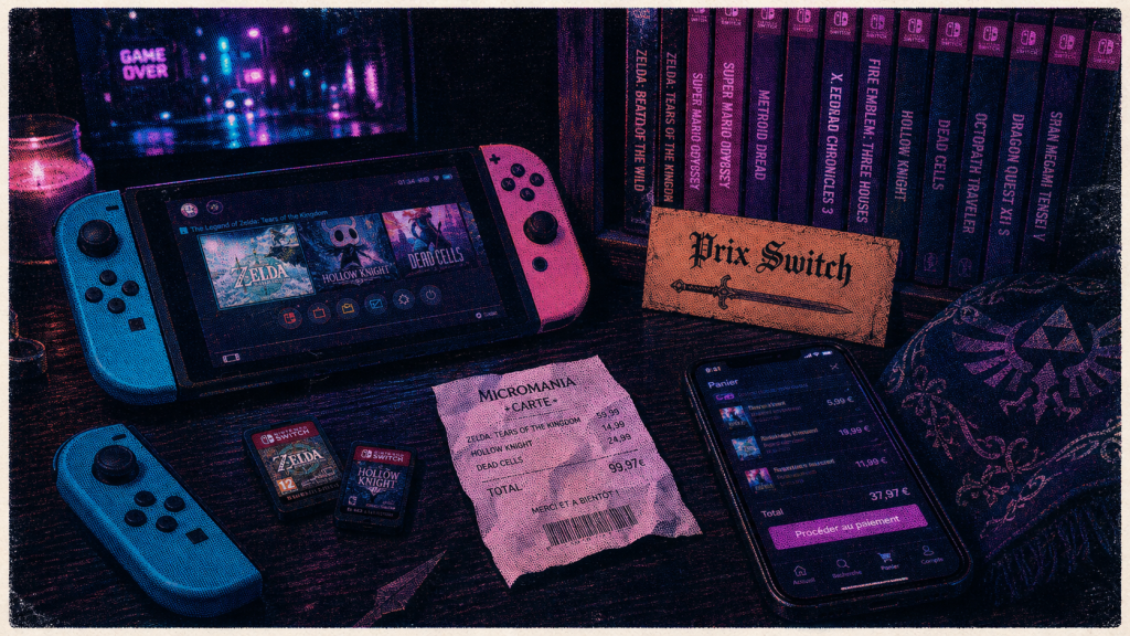 Jeux Switch prix : payer moins cher sur eShop