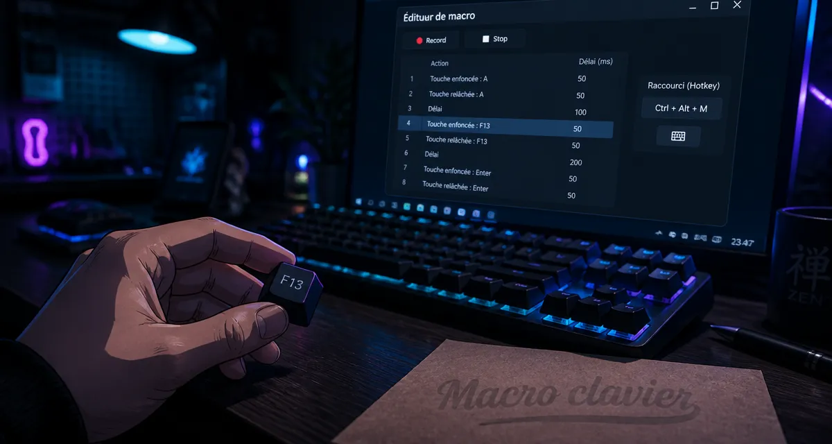 Macro pour clavier : 3 logiciels gratuits et réglage anti-bugs