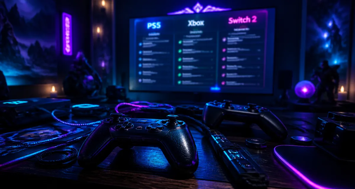 Meilleur console de jeux en 2026 : comparatif PS5, Xbox, Switch 2