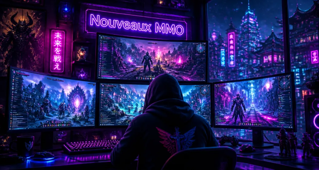 nouveau mmo joueur cyber-fantasy sur écrans
