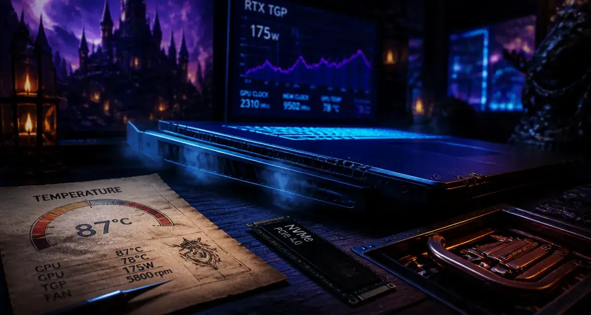 PC gamer portable comparatif : éviter brider la carte graphique GPU