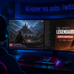 retirer les pubs twitch spectateur gaming pub écran